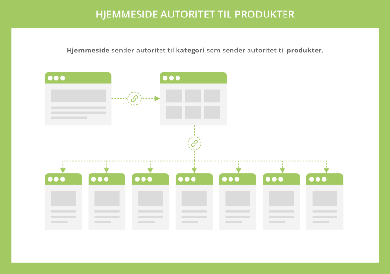 Hjemmeside autoritet til produkter