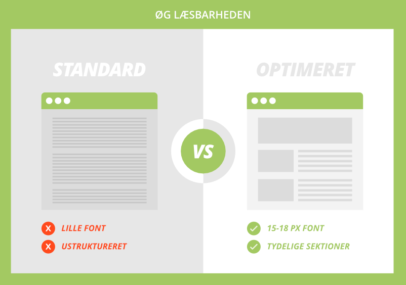Øg læsbarheden