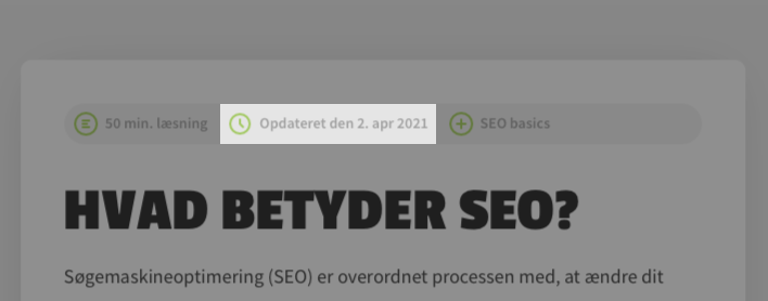 Artikel sidst opdateret dato
