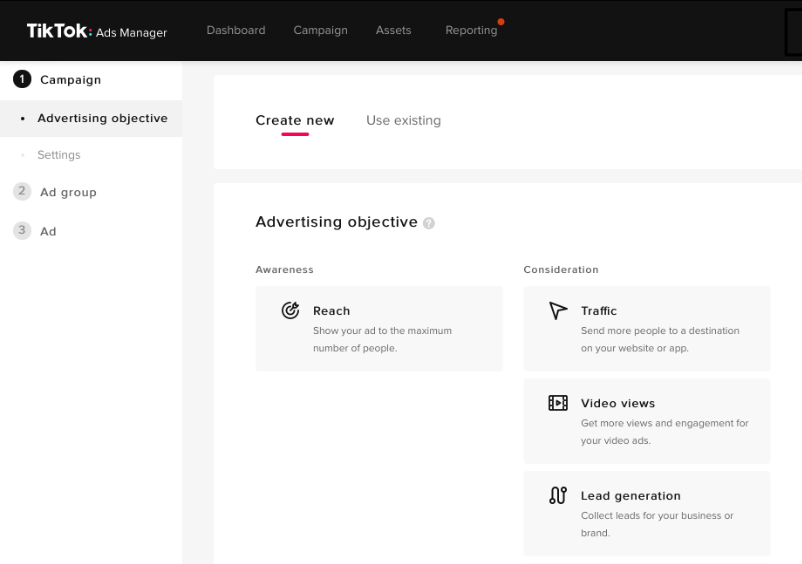 TikTok Ads Manager