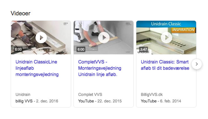 Video Rich Snippet schema markup